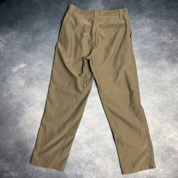 Columbia GRT Mens Pants Size 32 Cargo Hiking Trail Polyester Khaki Olive-Tan - Picture 14 of 15